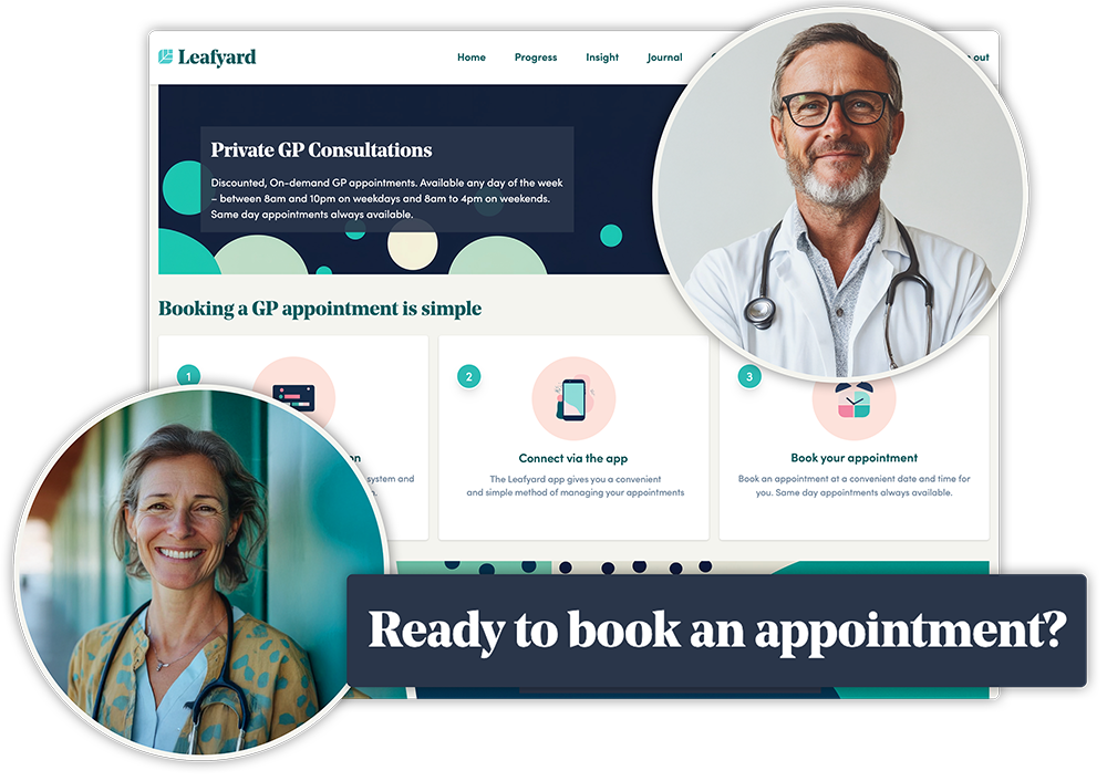 Leafyard's integrated GP video consultation service for digital EAP users